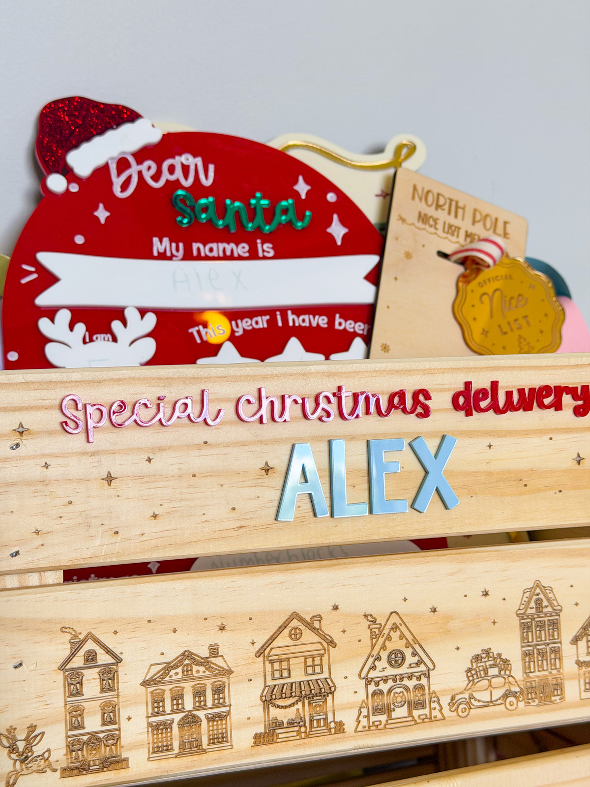 Personalised Christmas Crate