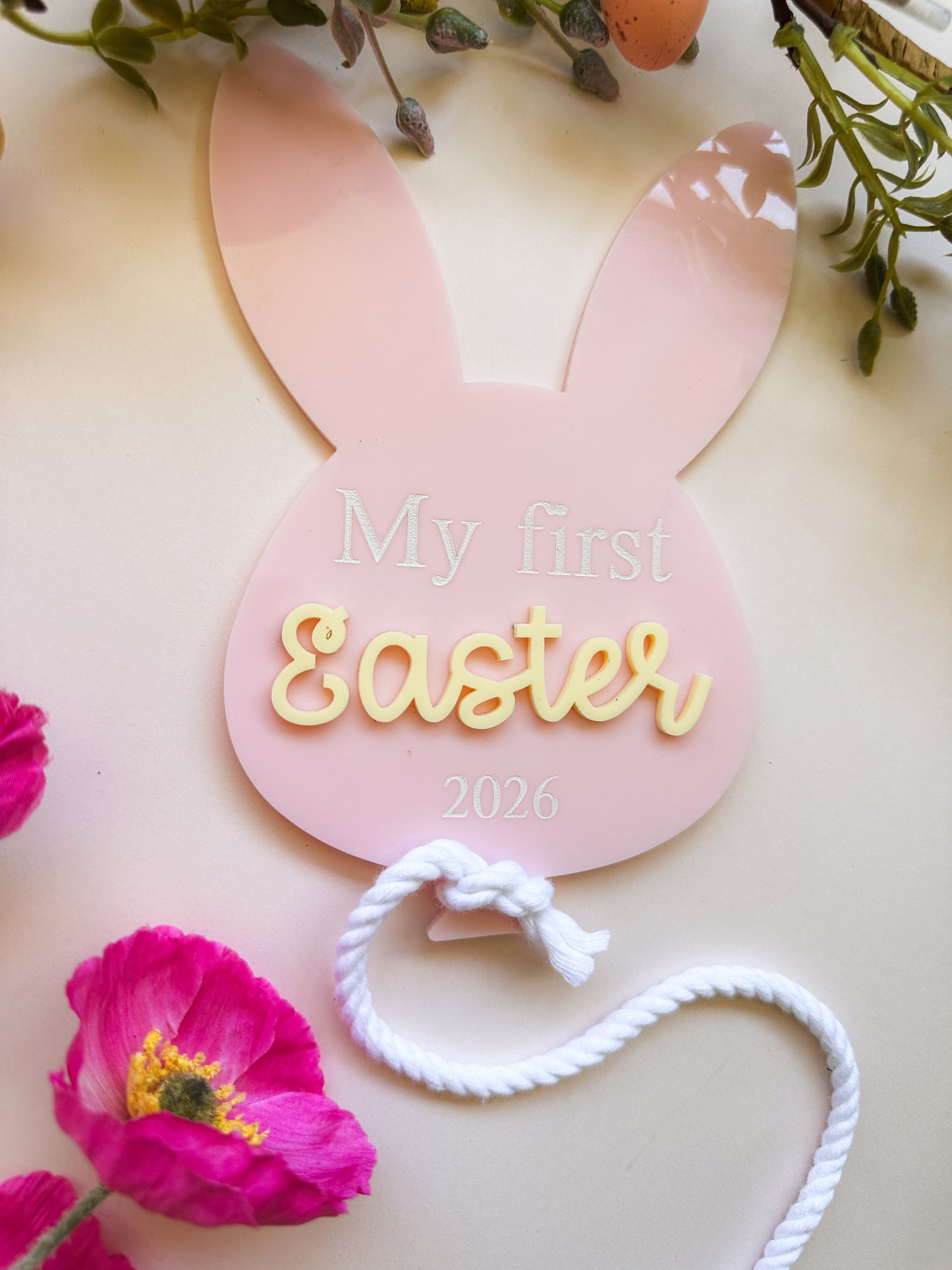 My first easter bunny balloon