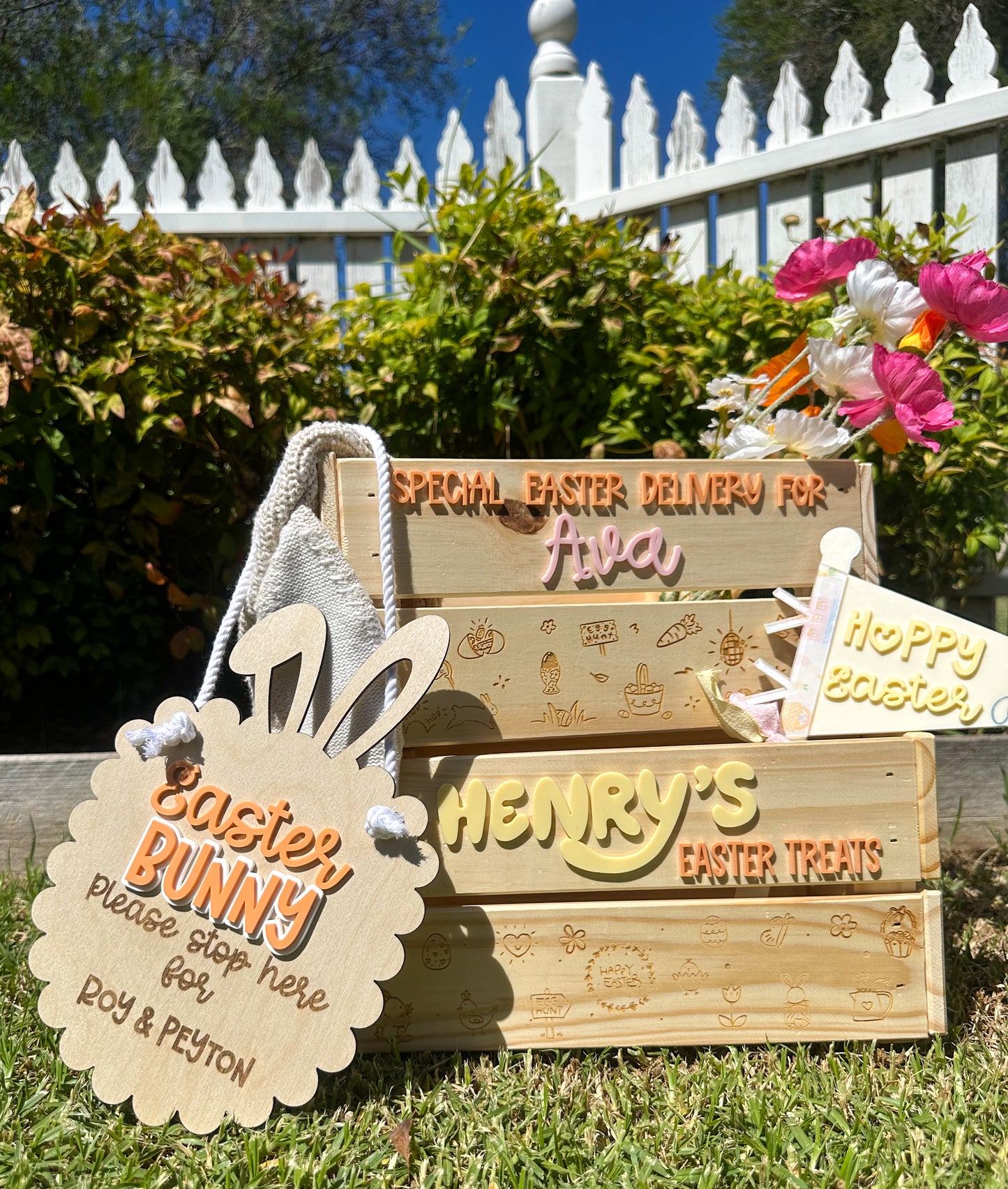 Personalised Easter crate | Standard size