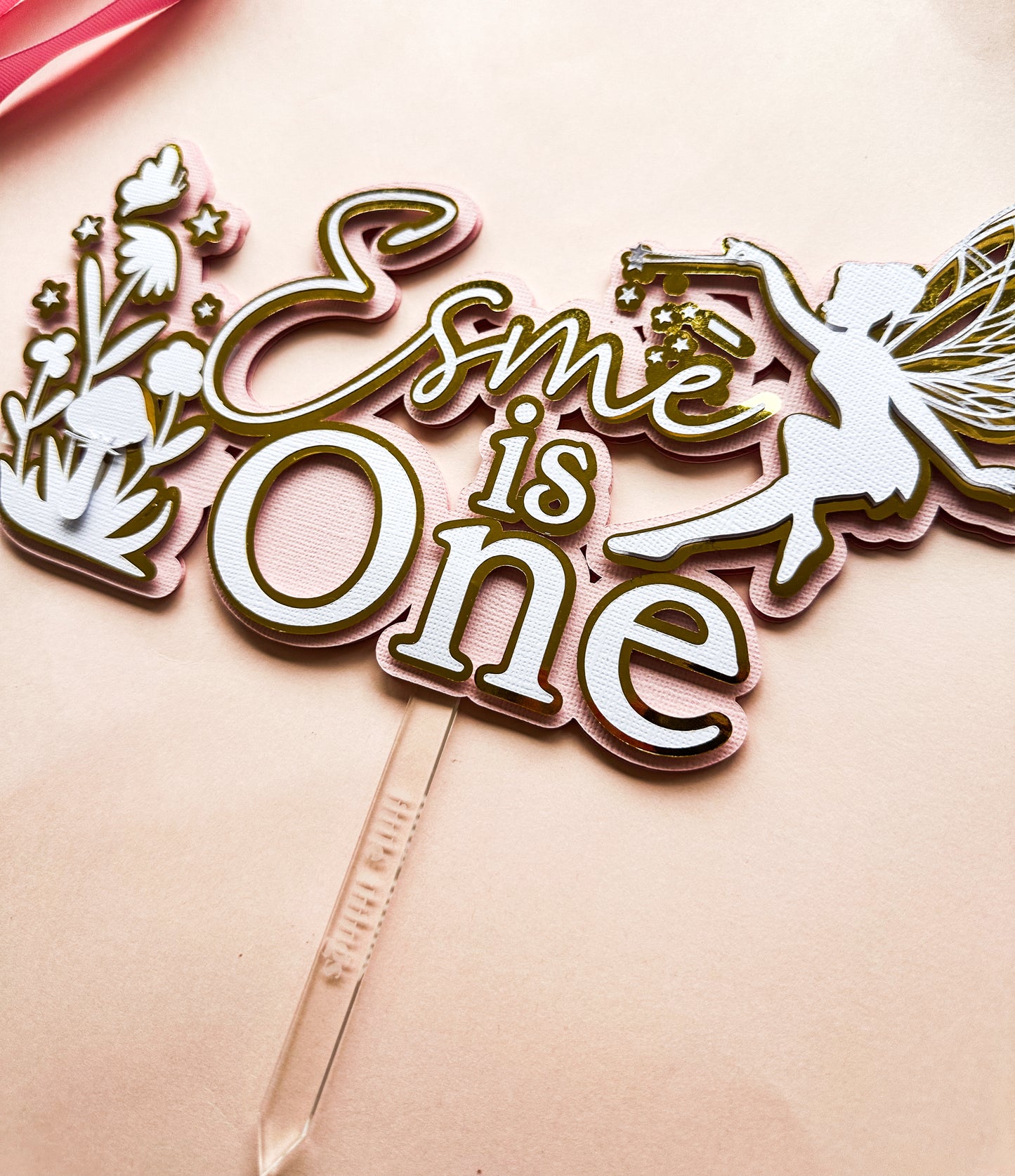 SMALL CUSTOM CAKE TOPPER