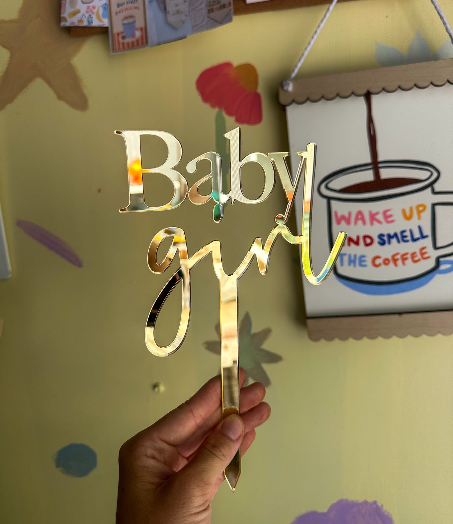 Custom Acrylic Cake Topper