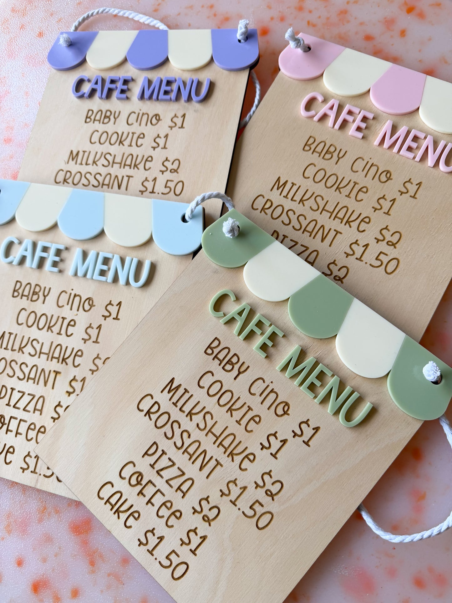 Cafe Menu