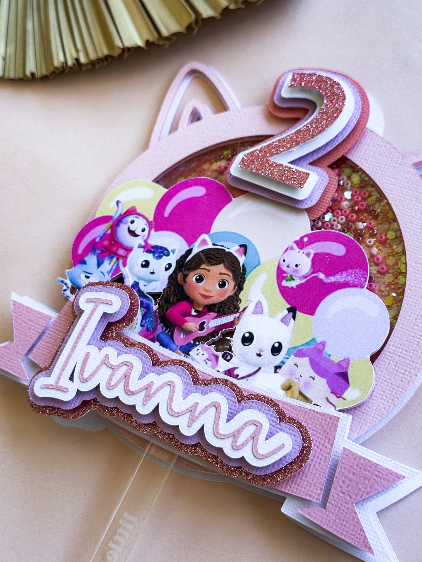 CUSTOM LARGE CAKE TOPPER