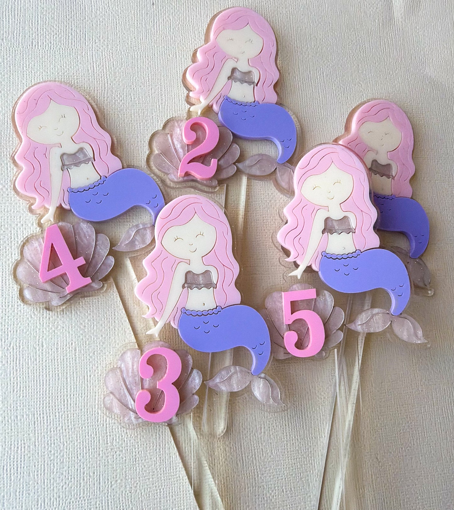 Mermaid Birthday Cake Topper