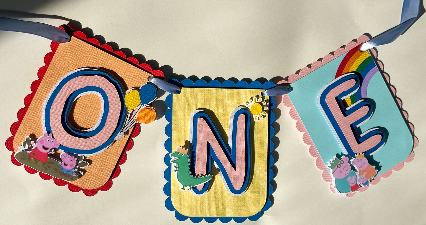 CUSTOM THEME BIRTHDAY BANNER