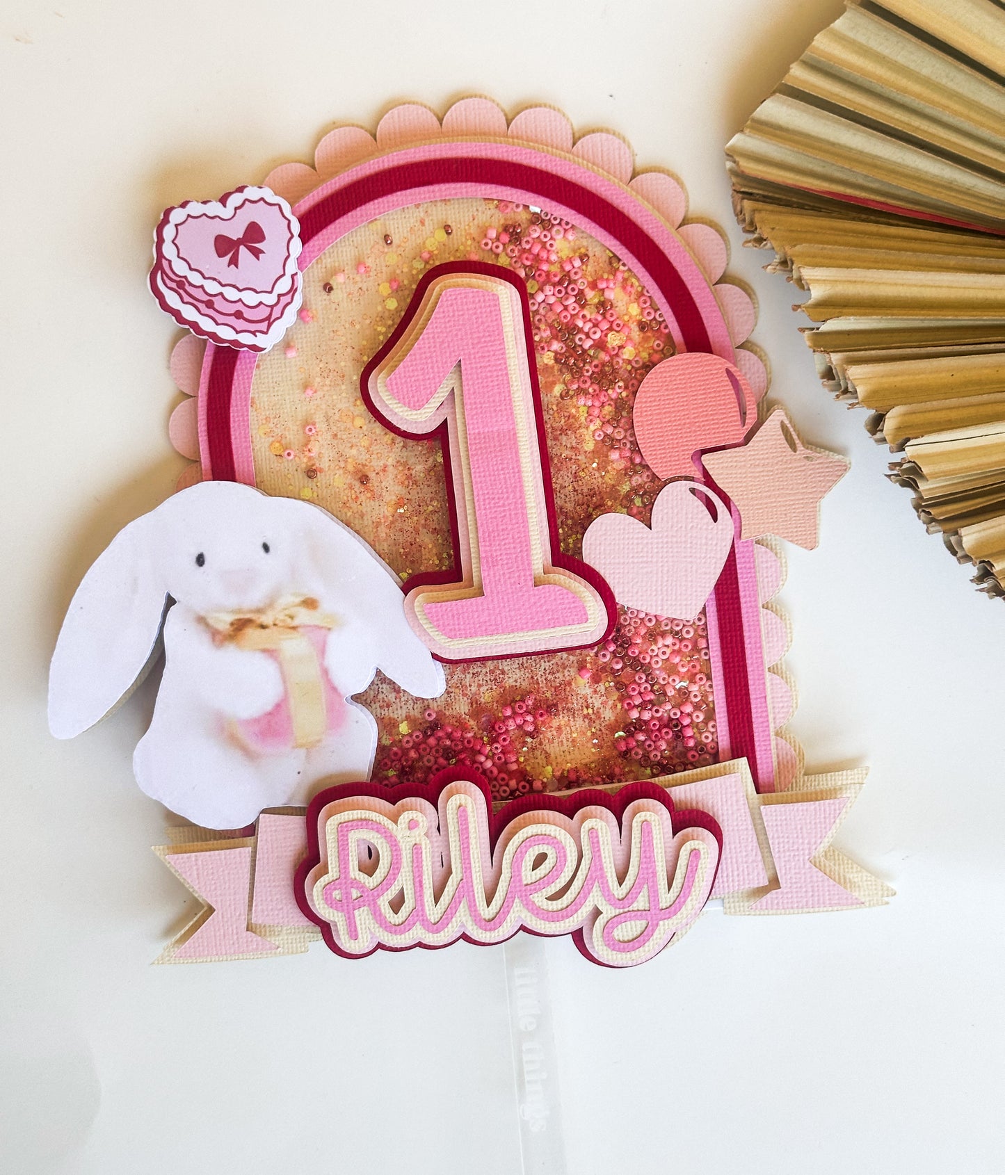 CUSTOM LARGE CAKE TOPPER