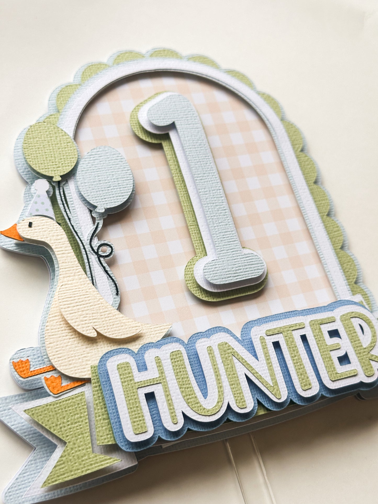 CUSTOM LARGE CAKE TOPPER