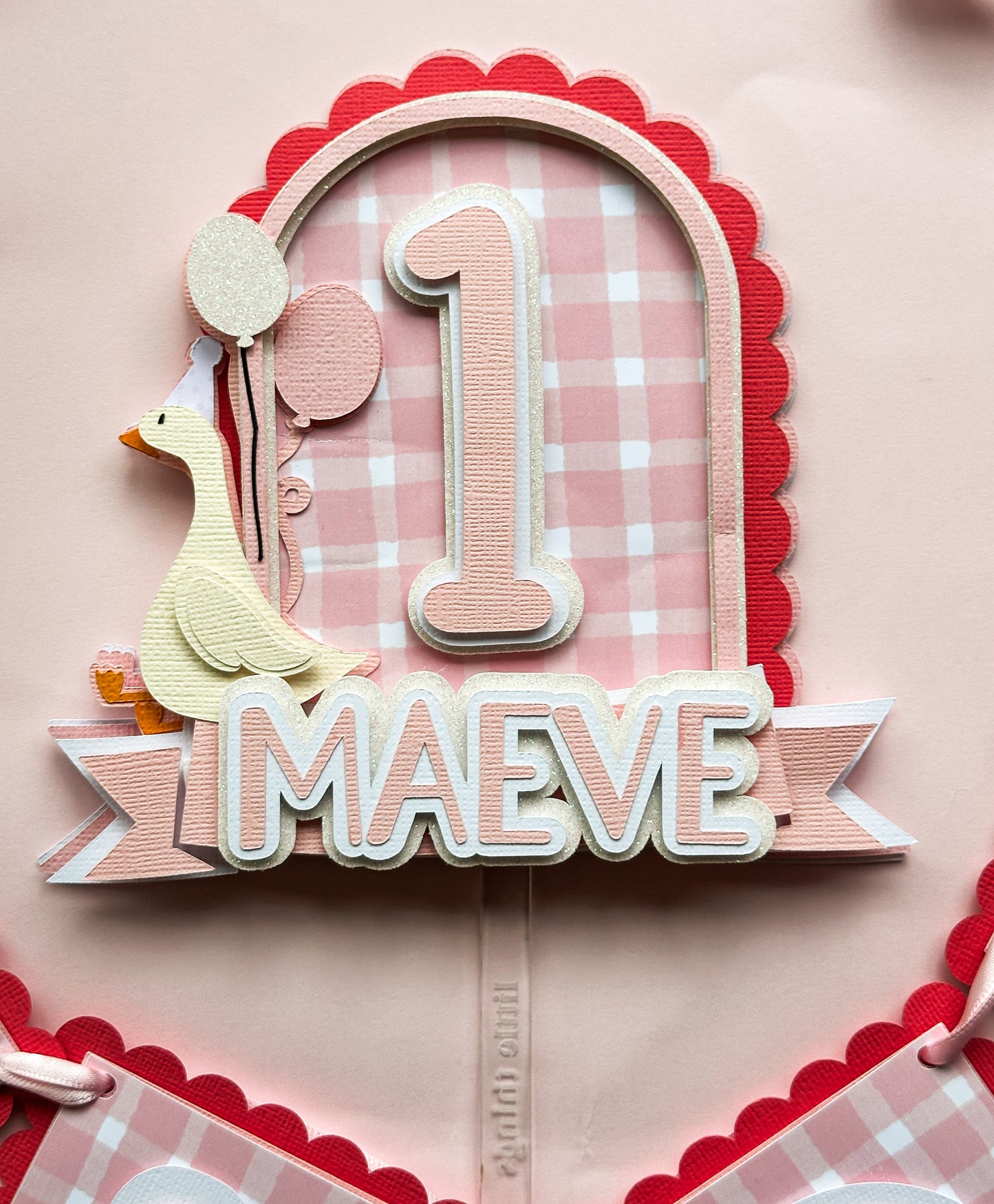 CUSTOM LARGE CAKE TOPPER