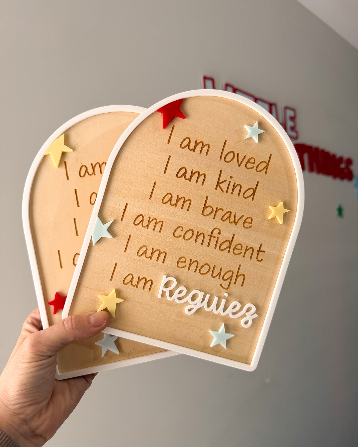 STARBURST Affirmation plaque