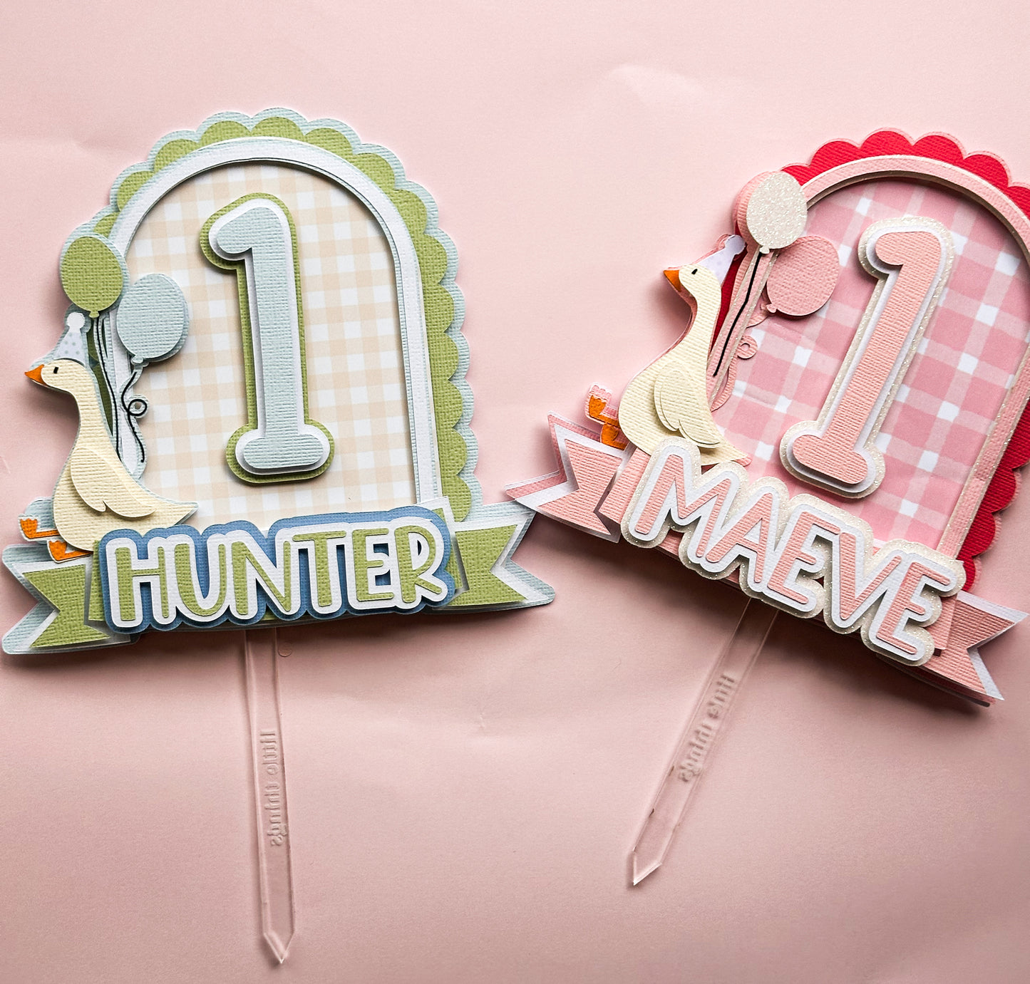 CUSTOM LARGE CAKE TOPPER