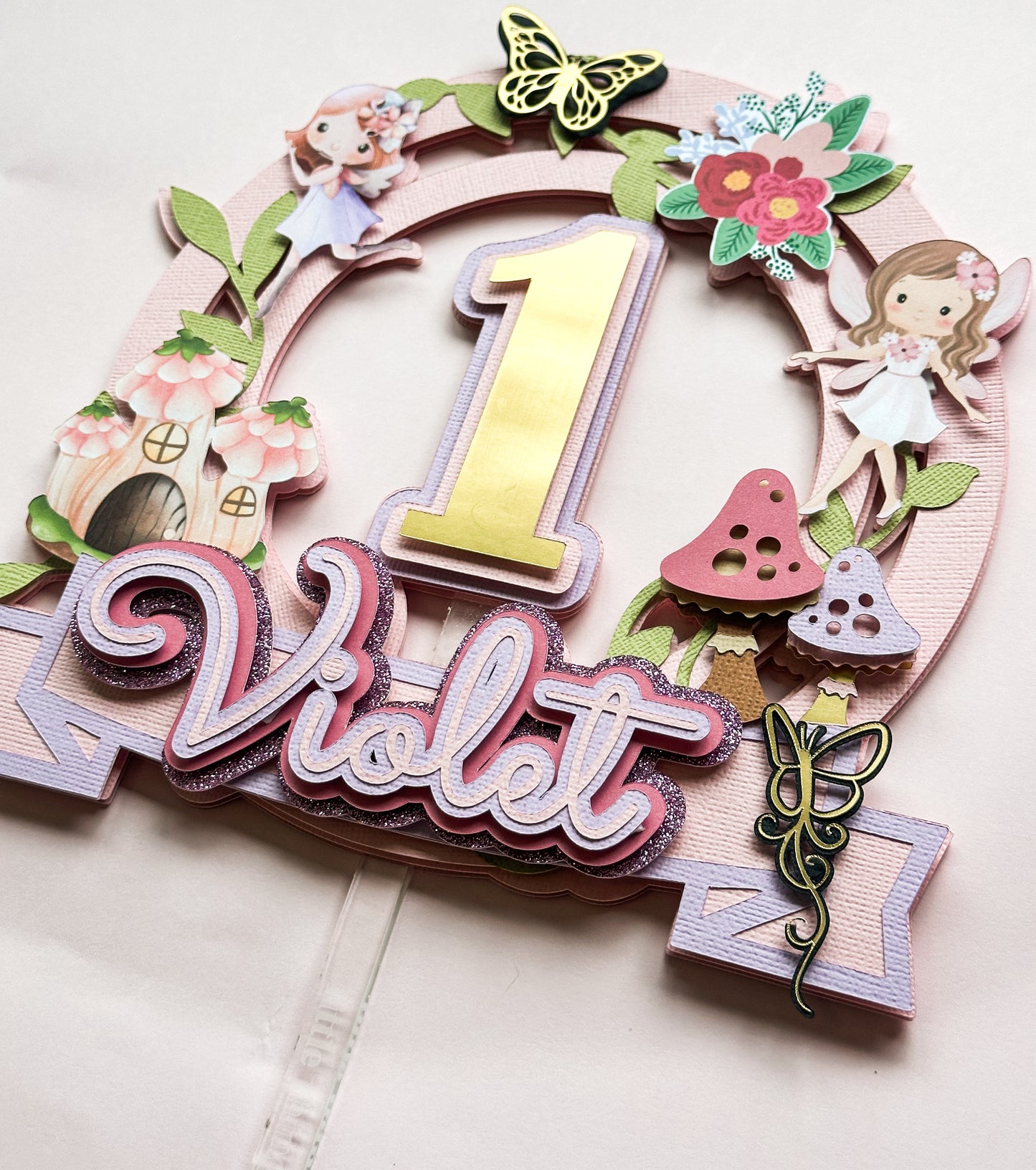 CUSTOM LARGE CAKE TOPPER