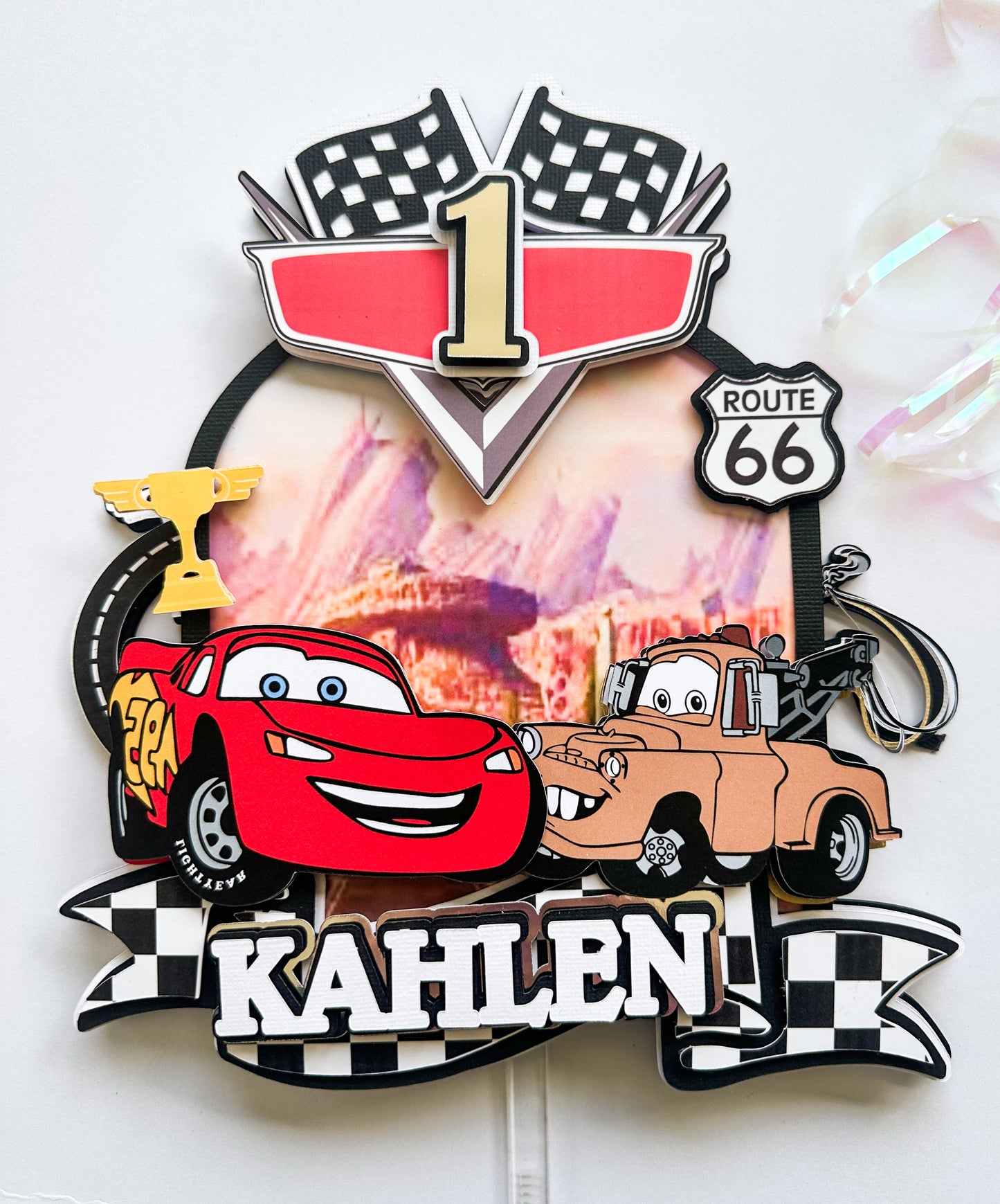 CUSTOM LARGE CAKE TOPPER