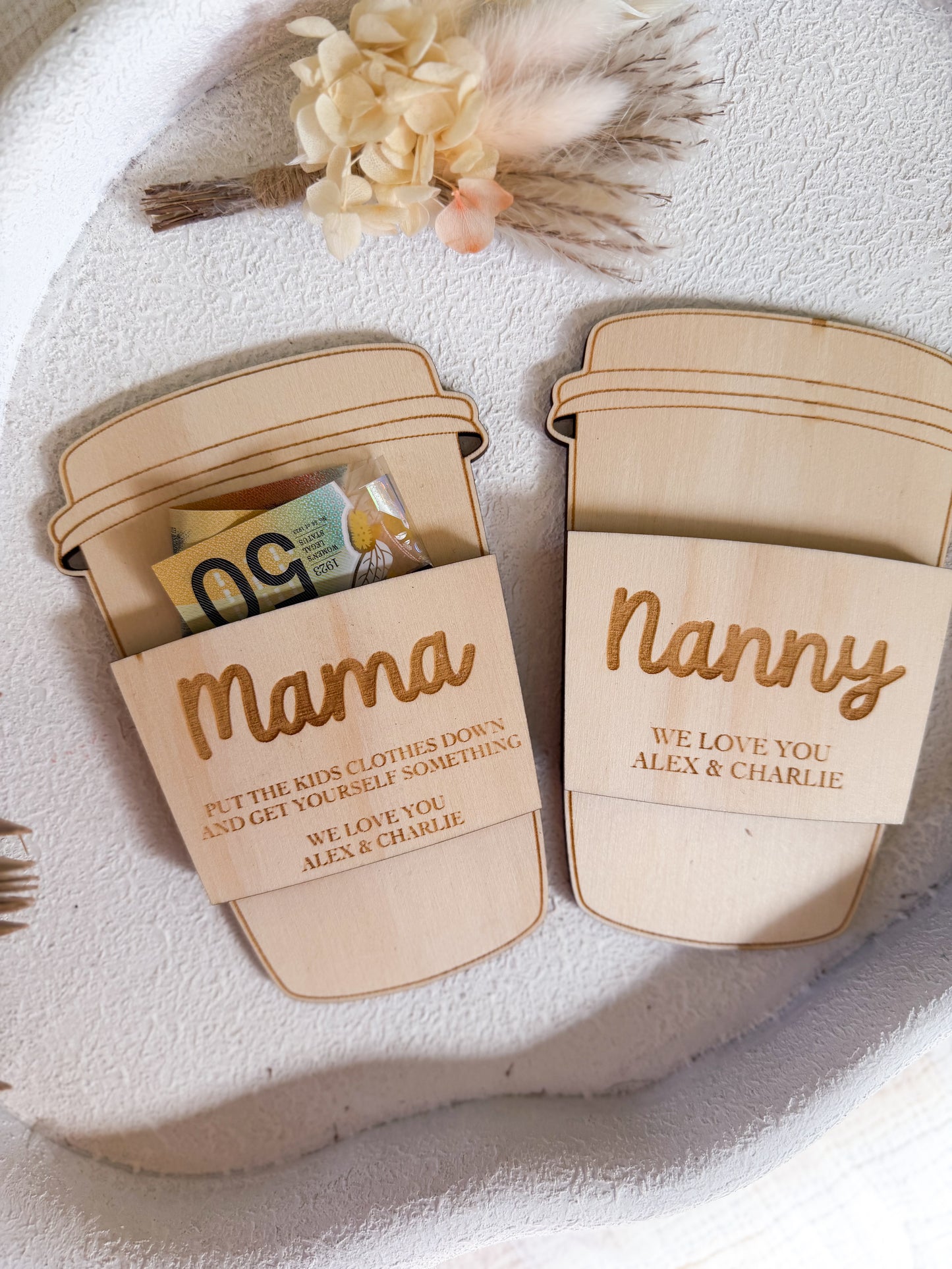 Mothers Day gift card holder