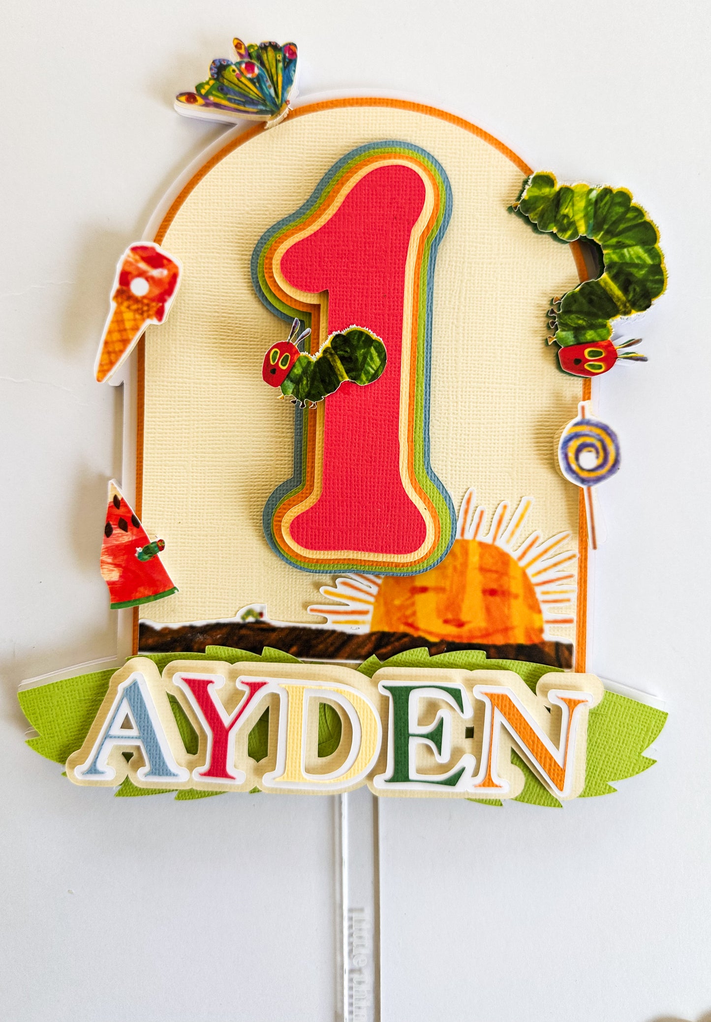 CUSTOM LARGE CAKE TOPPER