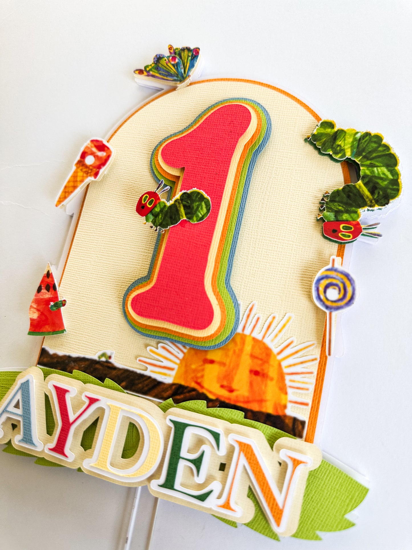 CUSTOM LARGE CAKE TOPPER