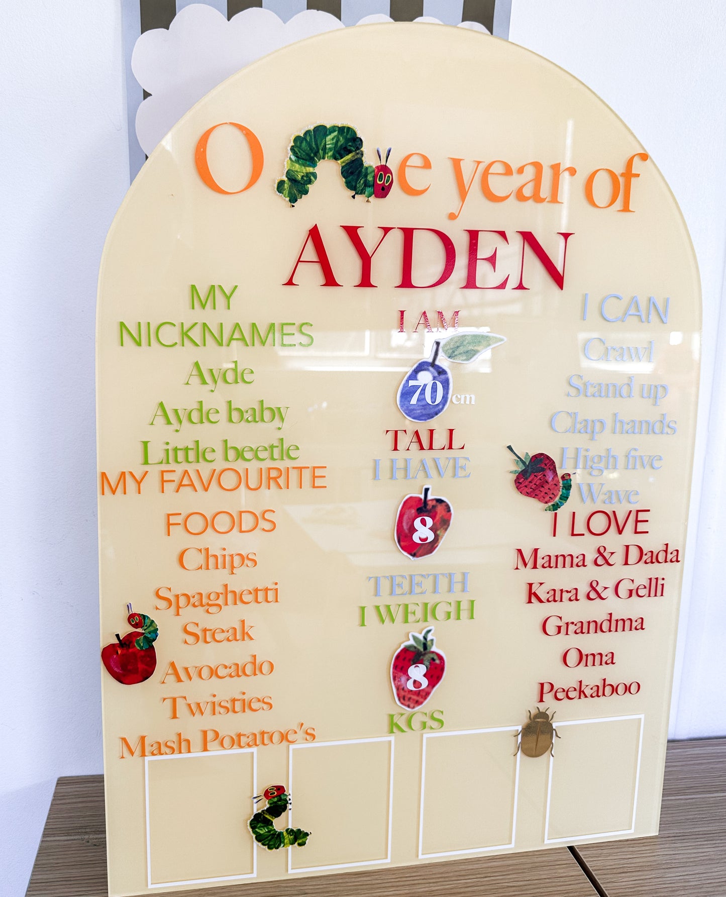 CUSTOM BIRTHDAY BOARD