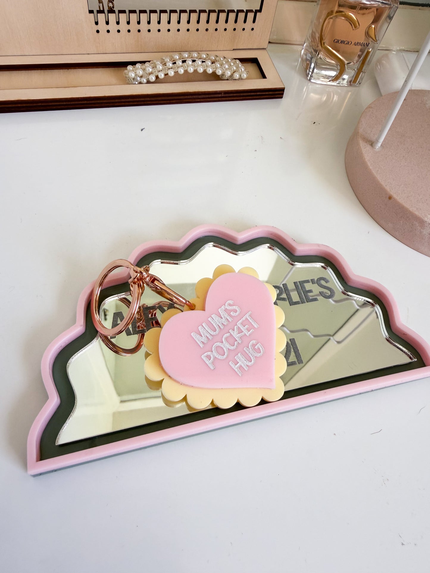 Wavey trinket trays