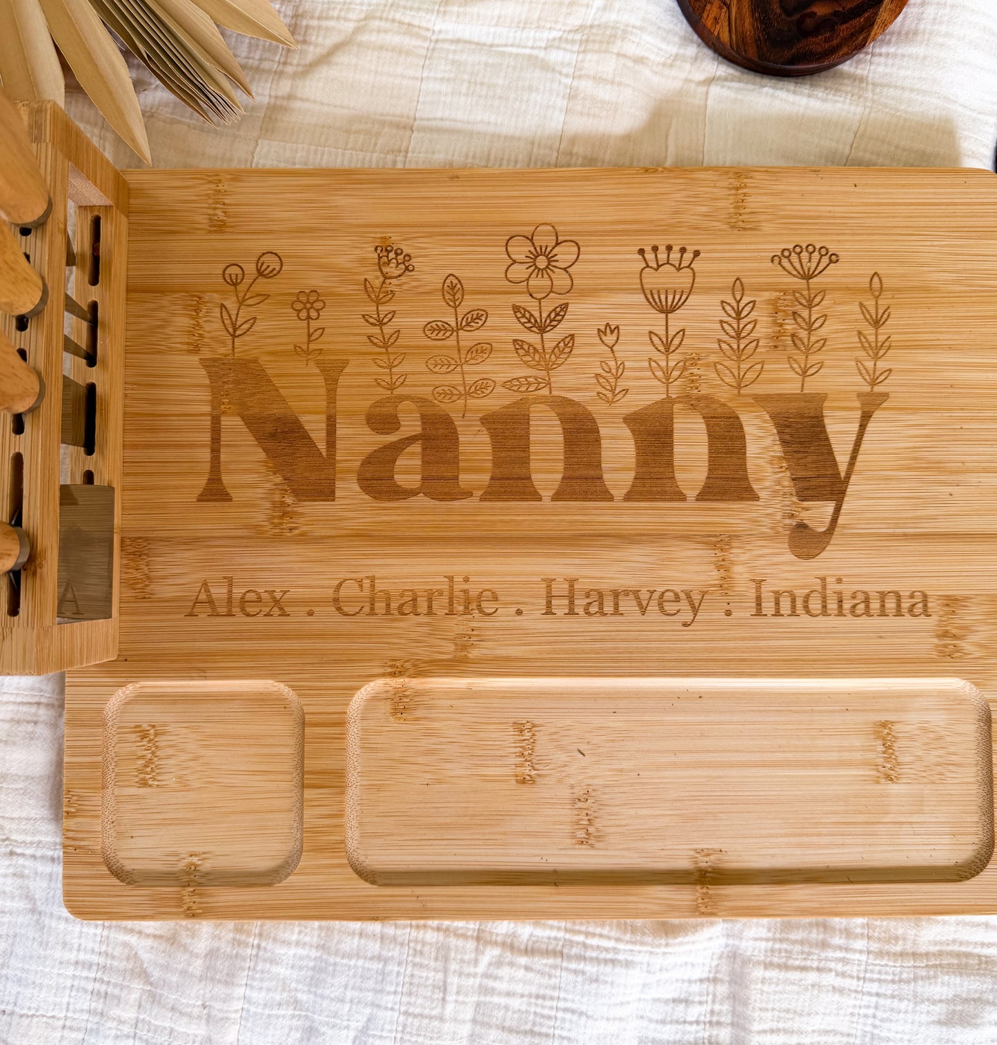 Personalised charcuterie board