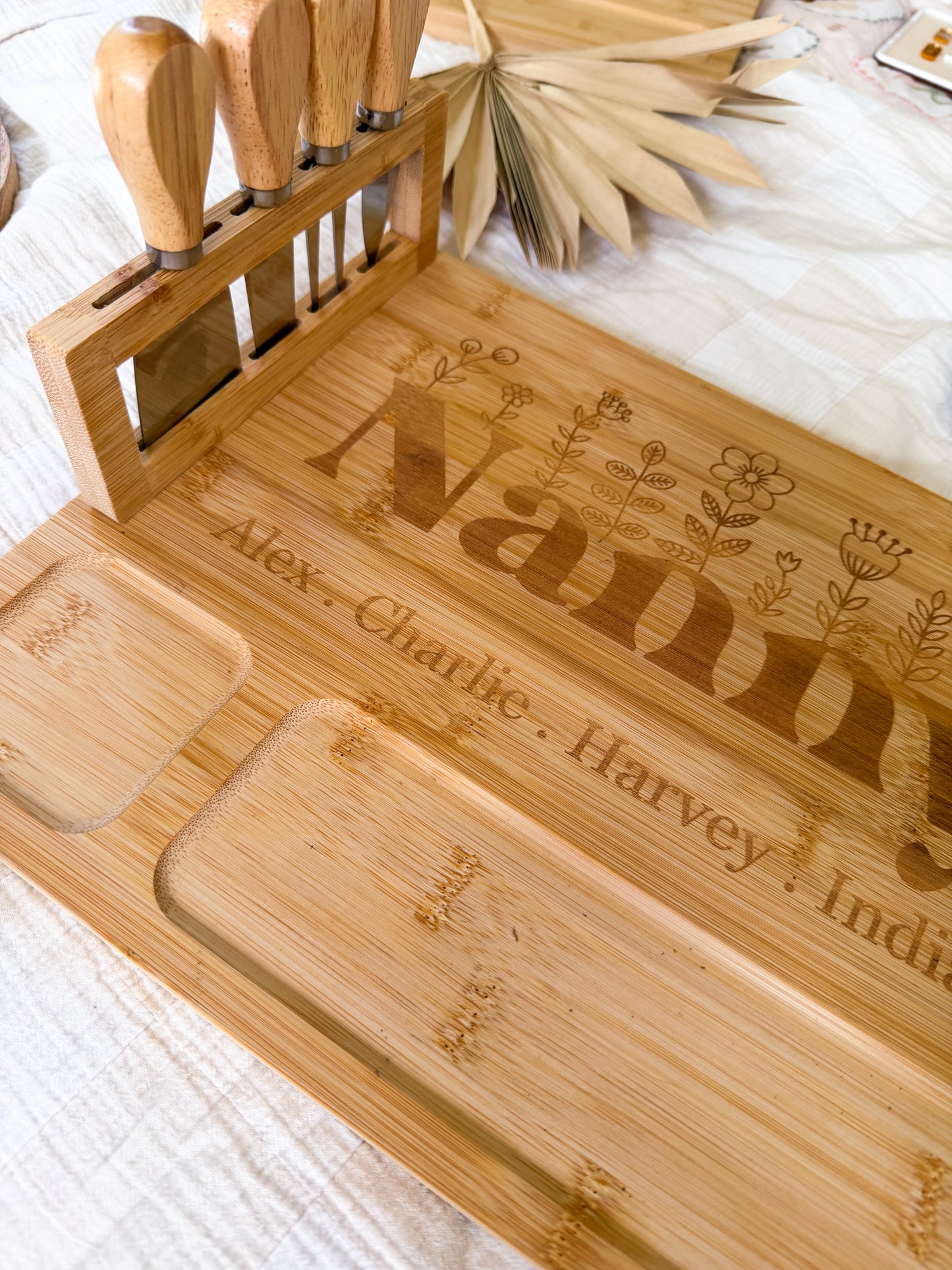 Personalised charcuterie board