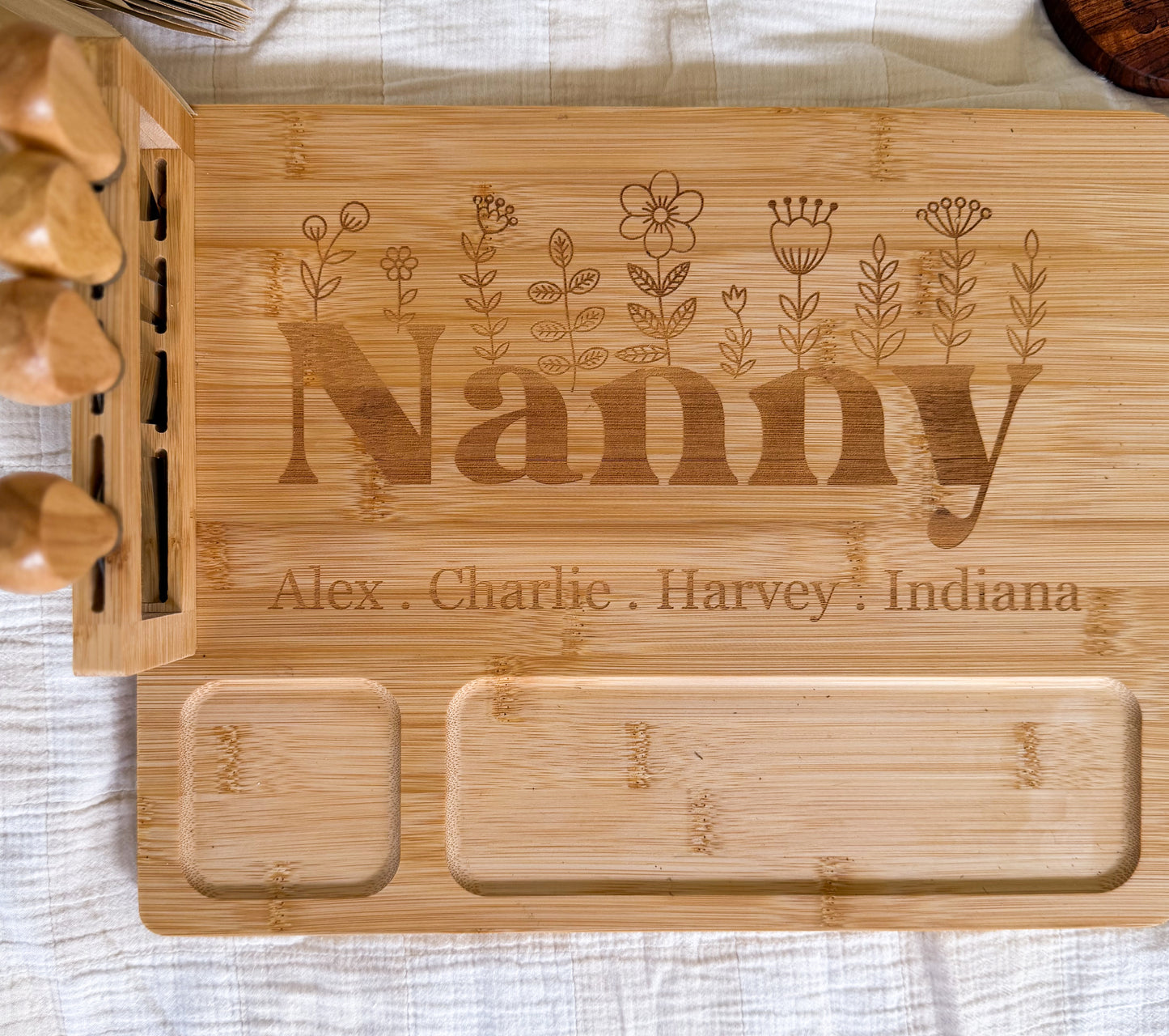 Personalised charcuterie board