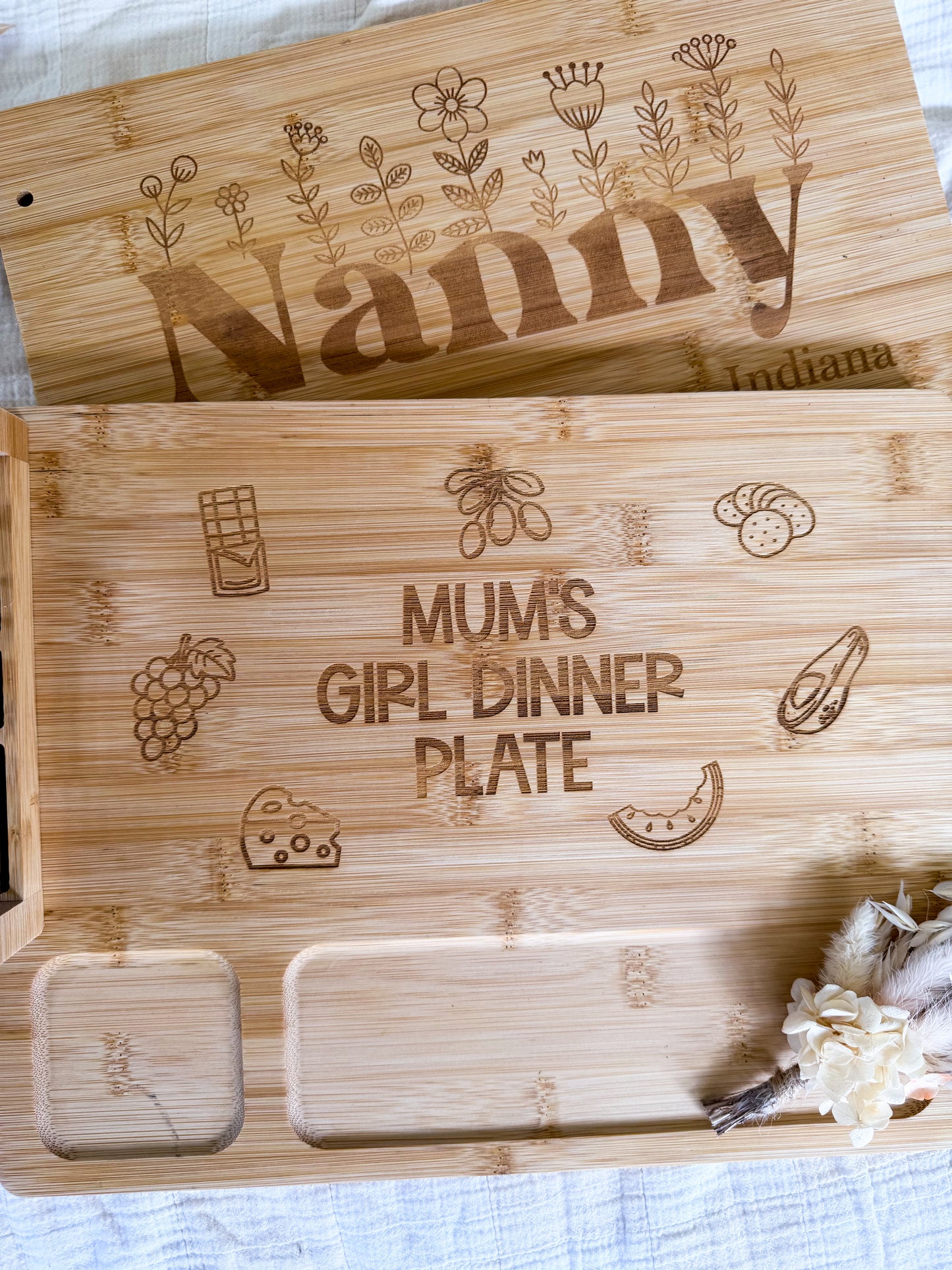 Personalised charcuterie board