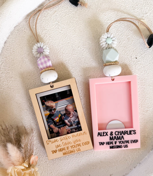Nfc polaroid car charm