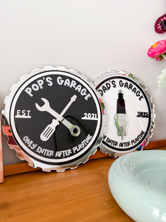 Personalised Dad’s Garage Sign