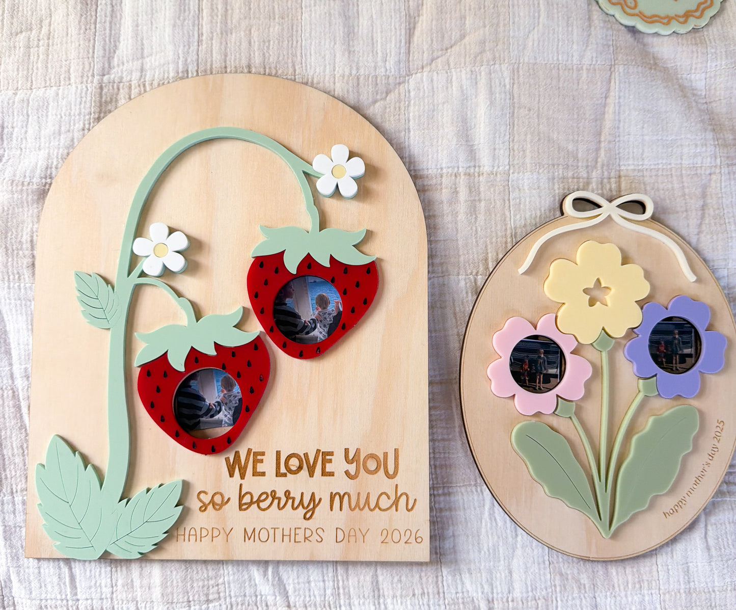 Strawberry photo frame