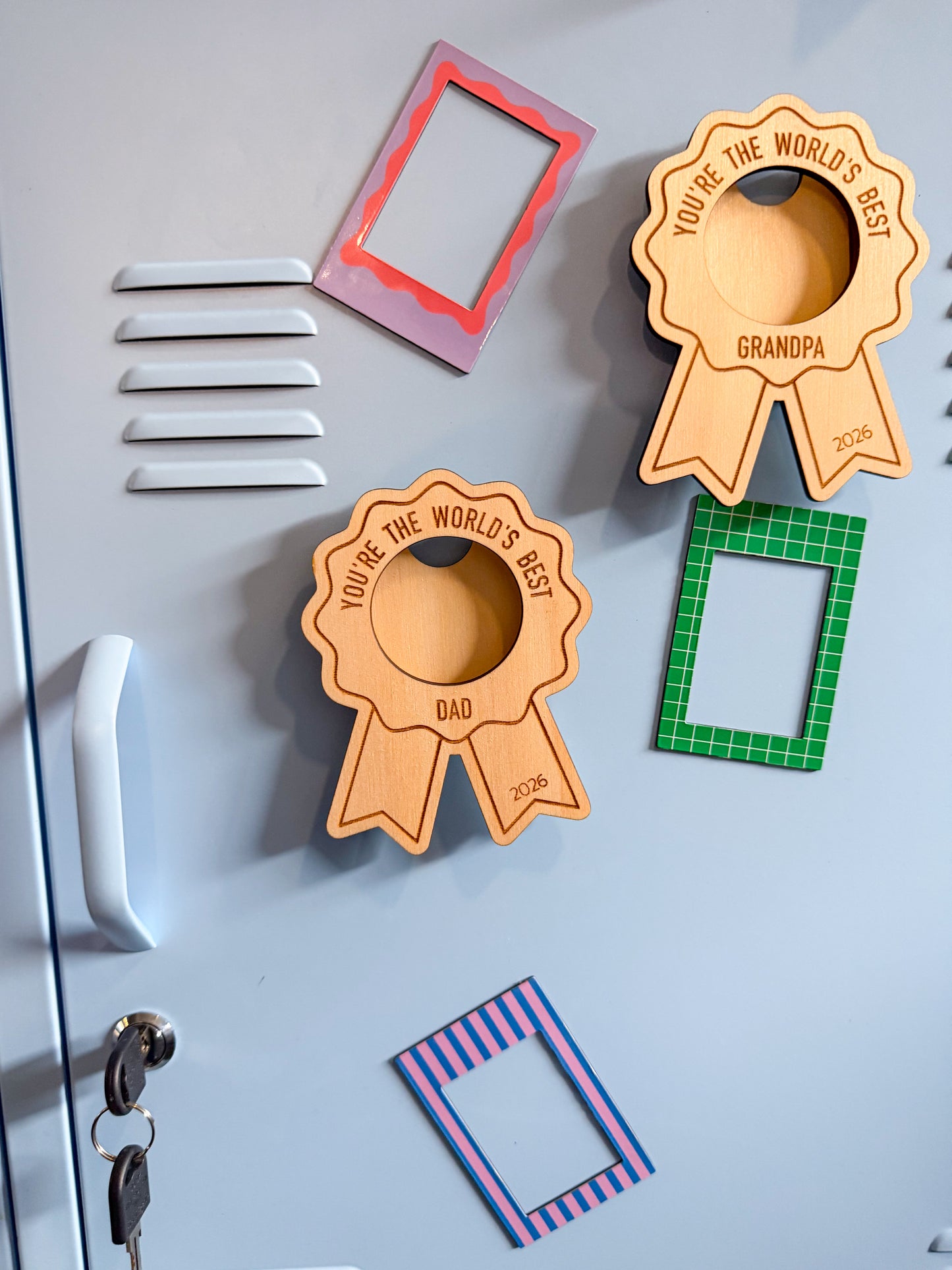 World’s Best Photo Medal Magnet