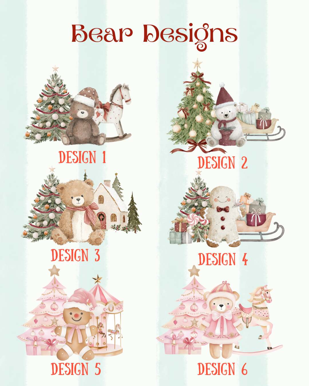 Personalised Reindeer Christmas Teddy